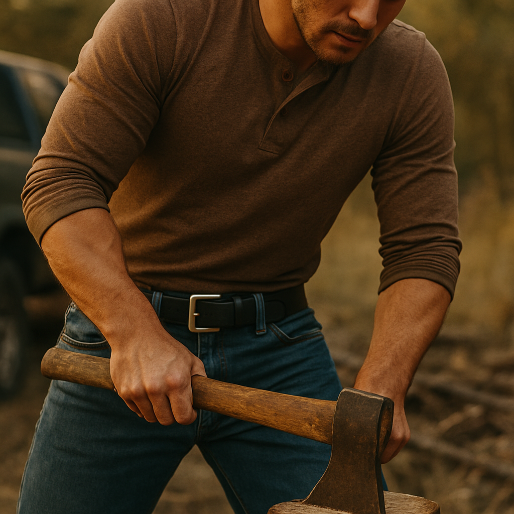 The Maverick - Men’s Full Grain Leather Belt