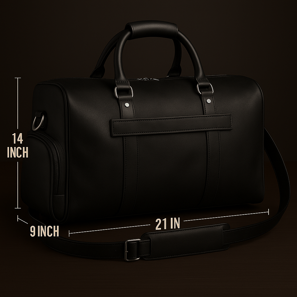 The Weekender - Full-Grain Leather Duffel Bag