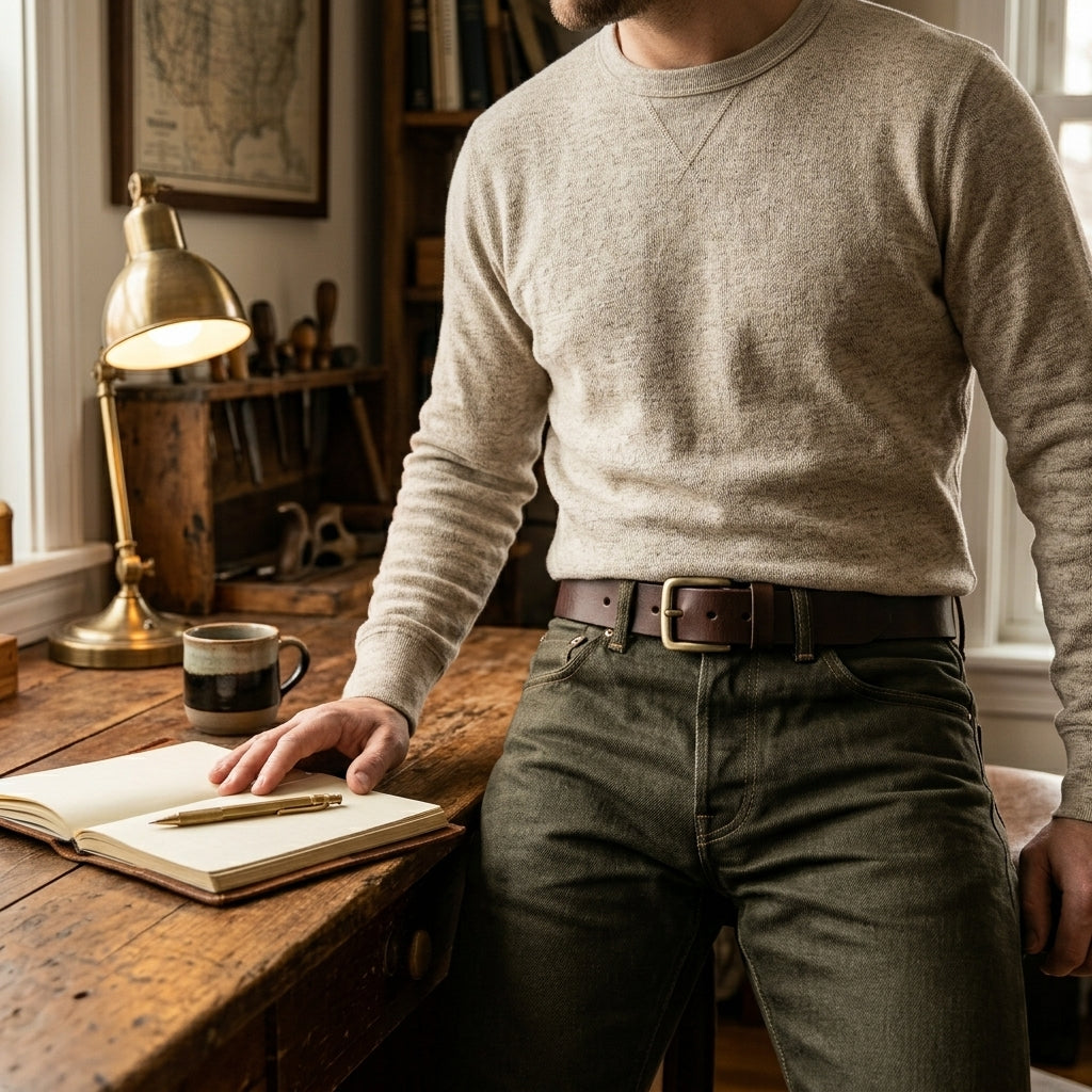 At the desk · Workspace
