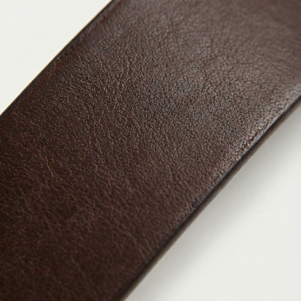 Full-grain leather, up close