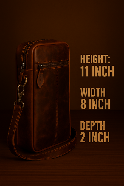 The YYZ Satchel – Unisex Leather Travel Satchel