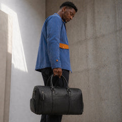 The Weekender - Full-Grain Leather Duffel Bag — view 13