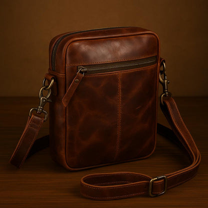 The YYZ Satchel – Unisex Leather Travel Satchel