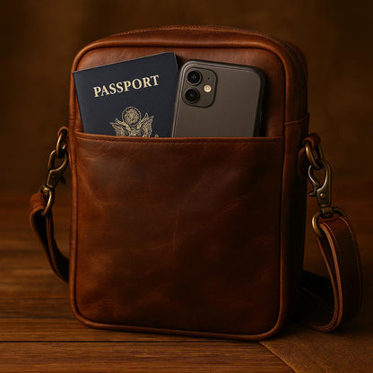 The YYZ Satchel – Unisex Leather Travel Satchel