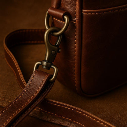 The YYZ Satchel – Unisex Leather Travel Satchel