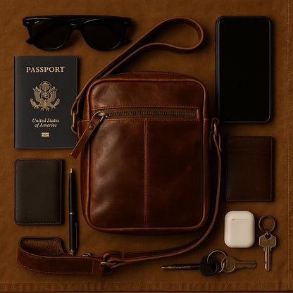 The YYZ Satchel – Unisex Leather Travel Satchel