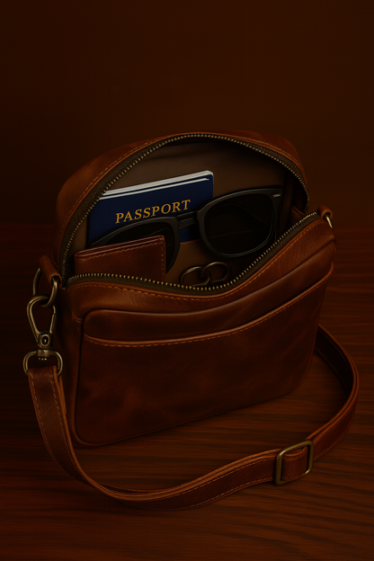 The YYZ Satchel – Unisex Leather Travel Satchel