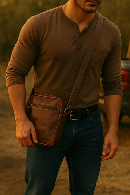 The YYZ Satchel – Unisex Leather Travel Satchel