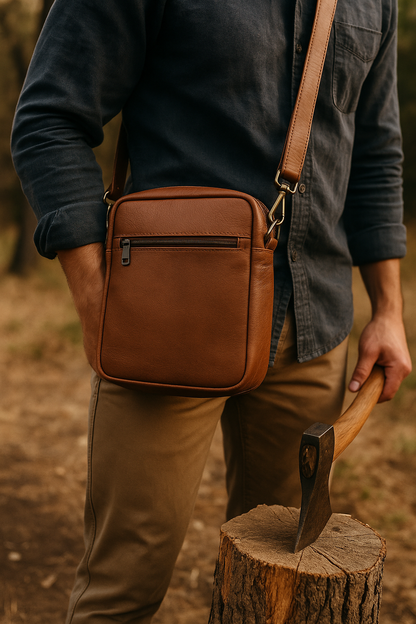The YYZ Satchel – Unisex Leather Travel Satchel