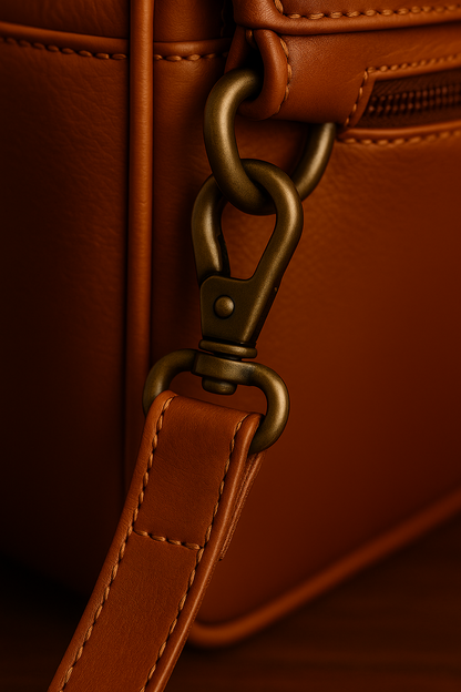 The YYZ Satchel – Unisex Leather Travel Satchel