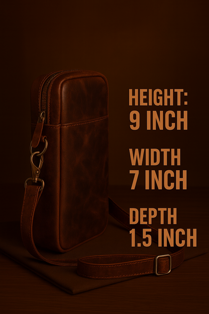 The YYZ Satchel – Unisex Leather Travel Satchel