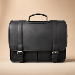 Full-Grain Leather Messenger Briefcase — view 11