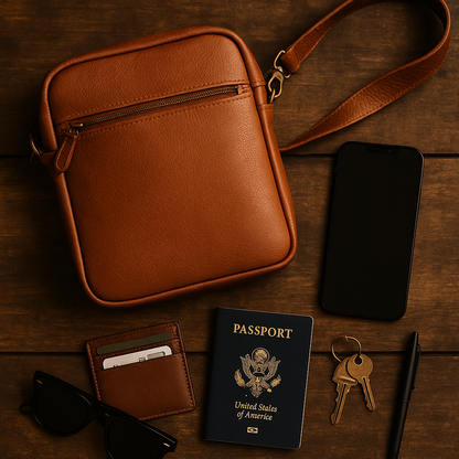 The YYZ Satchel – Unisex Leather Travel Satchel