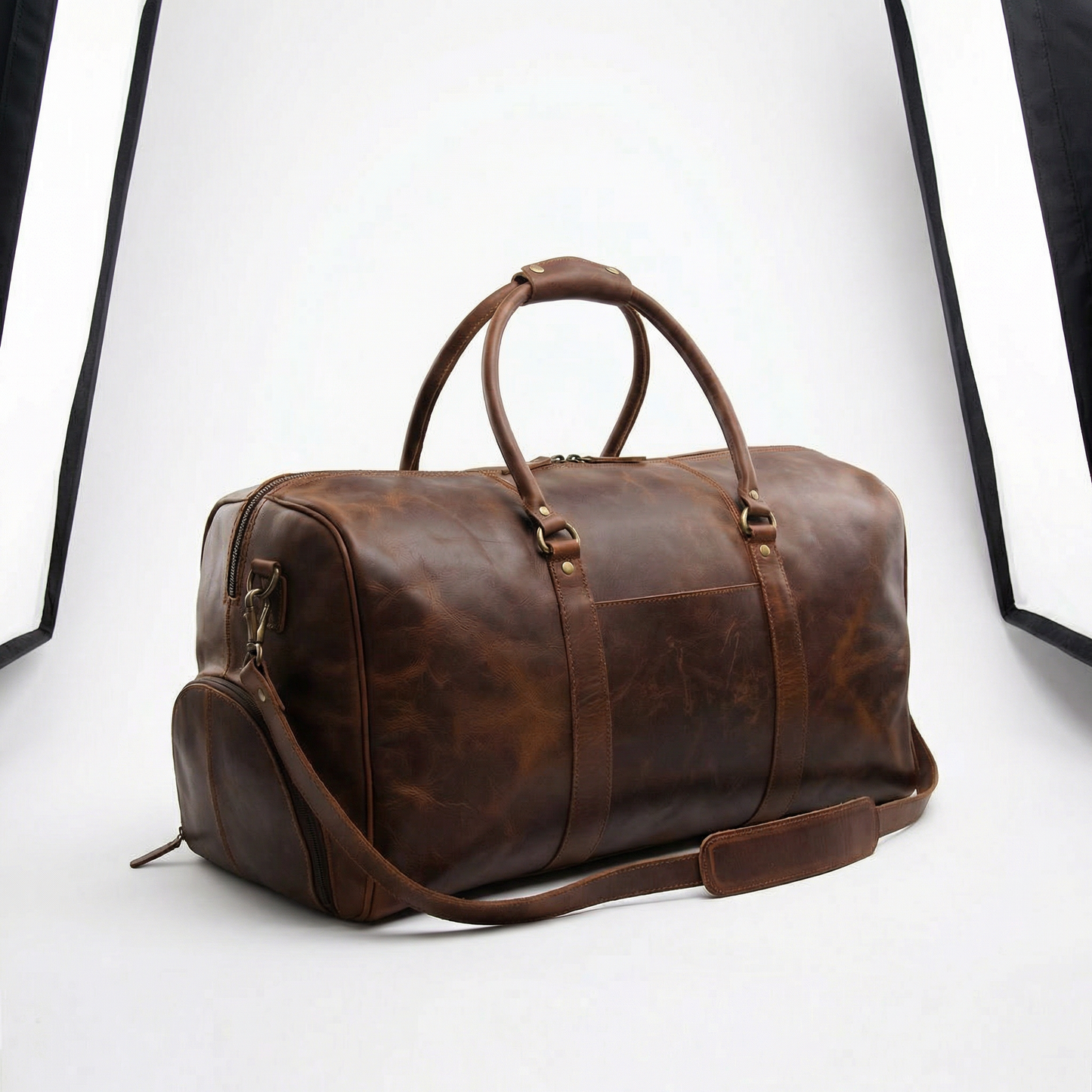 The Weekender - Full-Grain Leather Duffel Bag