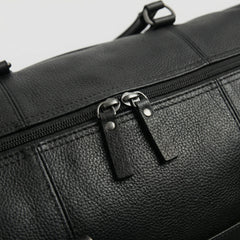 The Weekender - Full-Grain Leather Duffel Bag — view 10