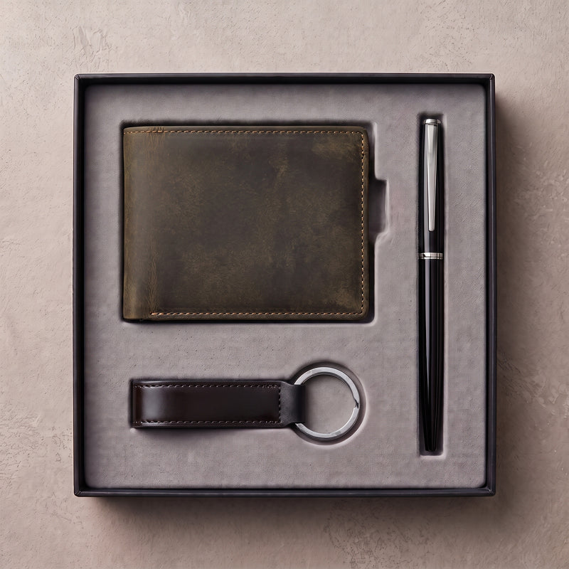 Matte-black. Velvet tray. Sealed.