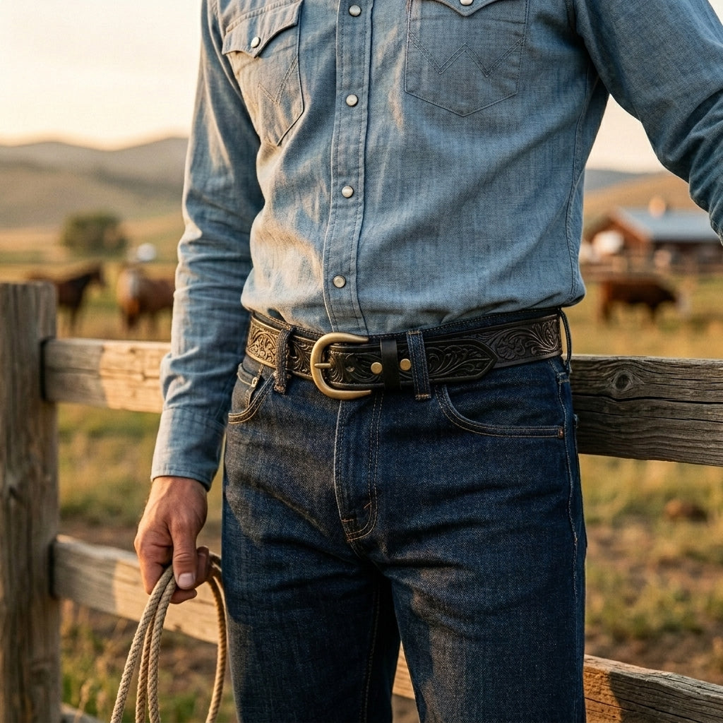 Denim · Western yoke