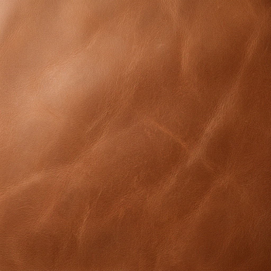 New leather Warm cognac with natural variation in tone and grain.