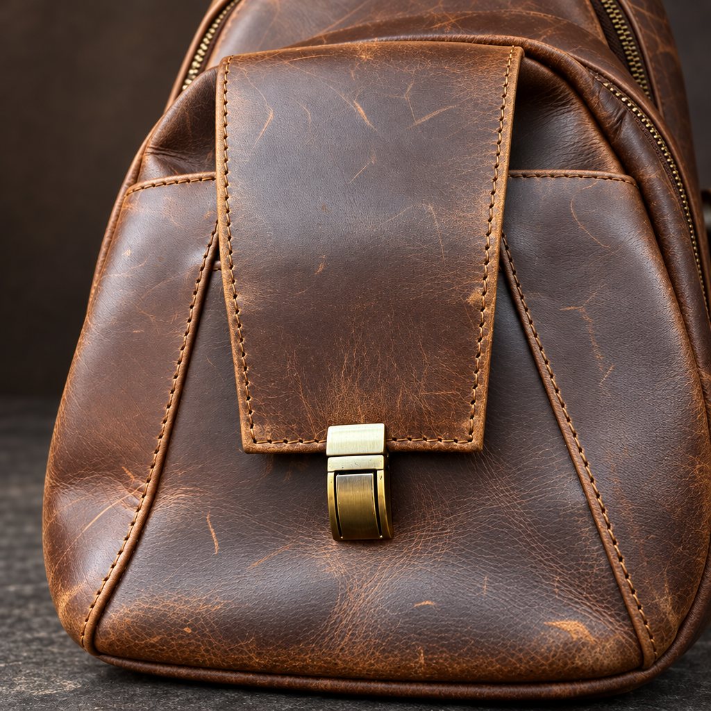 Push-lock clasp.